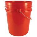 Allpoints Pail 5 Gal Food Red 186160